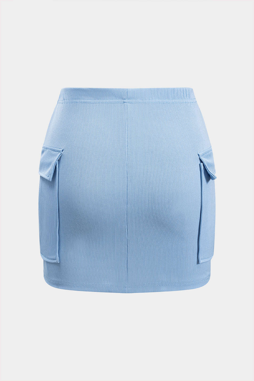 Kolsuz Bodysuit ve Bağlamalı Cep Etek Seti