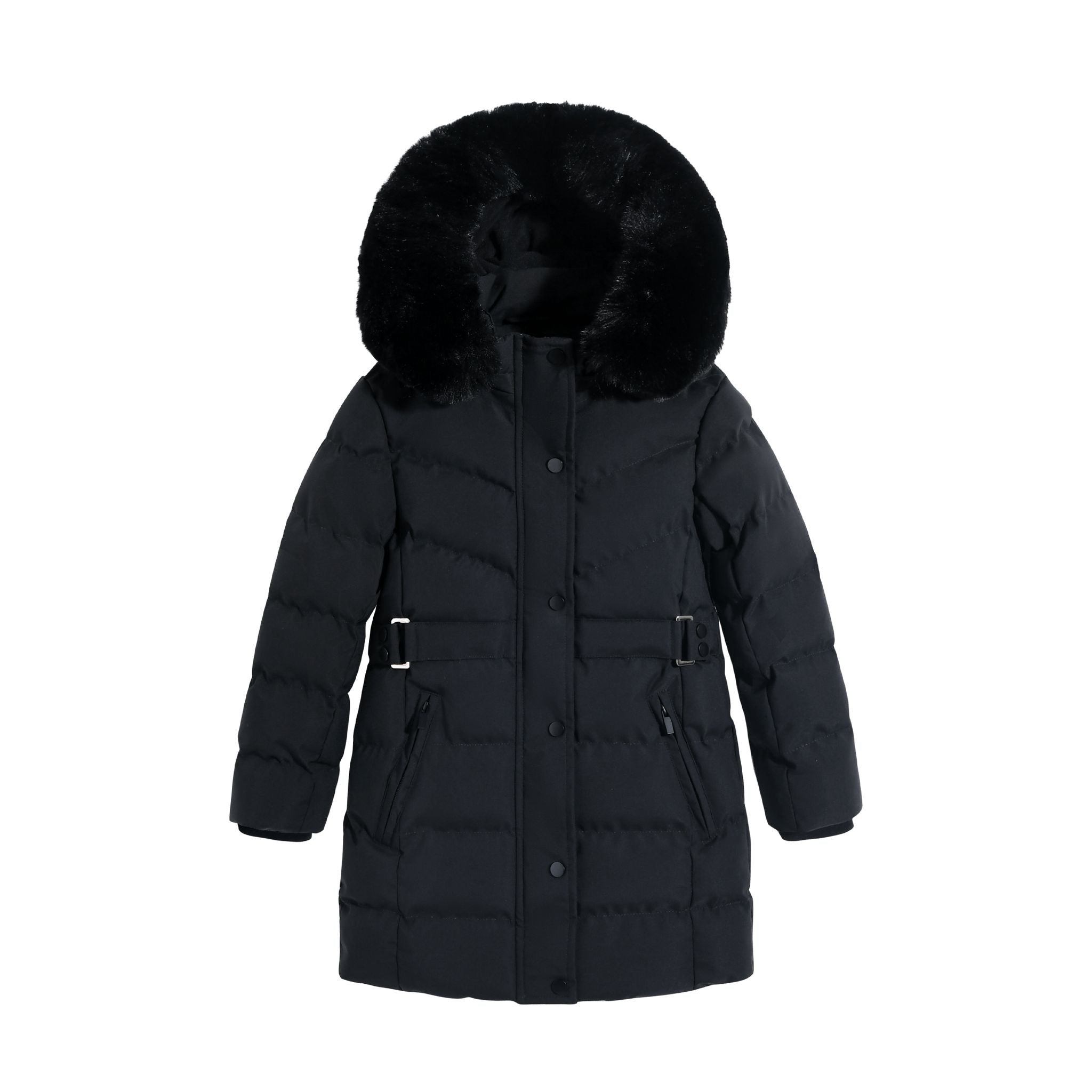 Aaliyah Fur Lined Coat