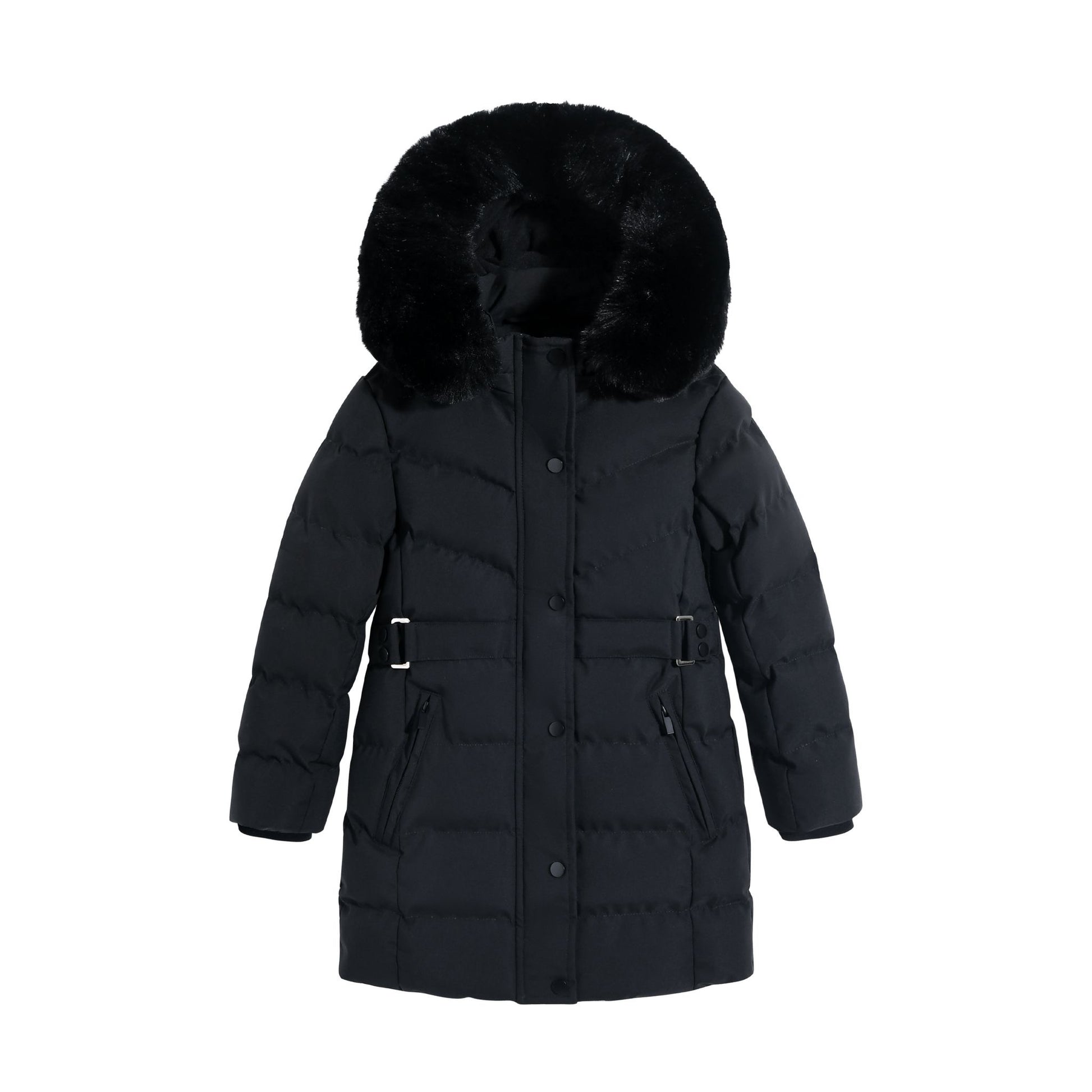 Aaliyah Fur Lined Coat