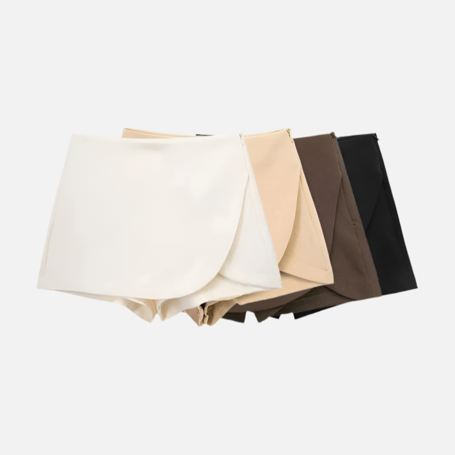 Valen Kapamalı Şort Etek