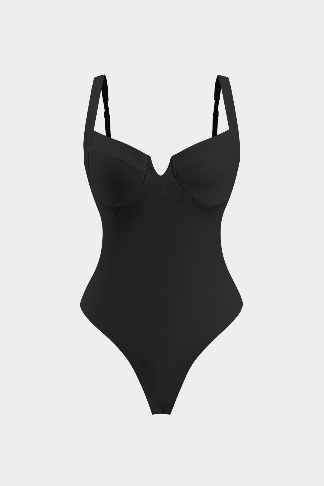 Düz Bustier Kolsuz Bodysuit