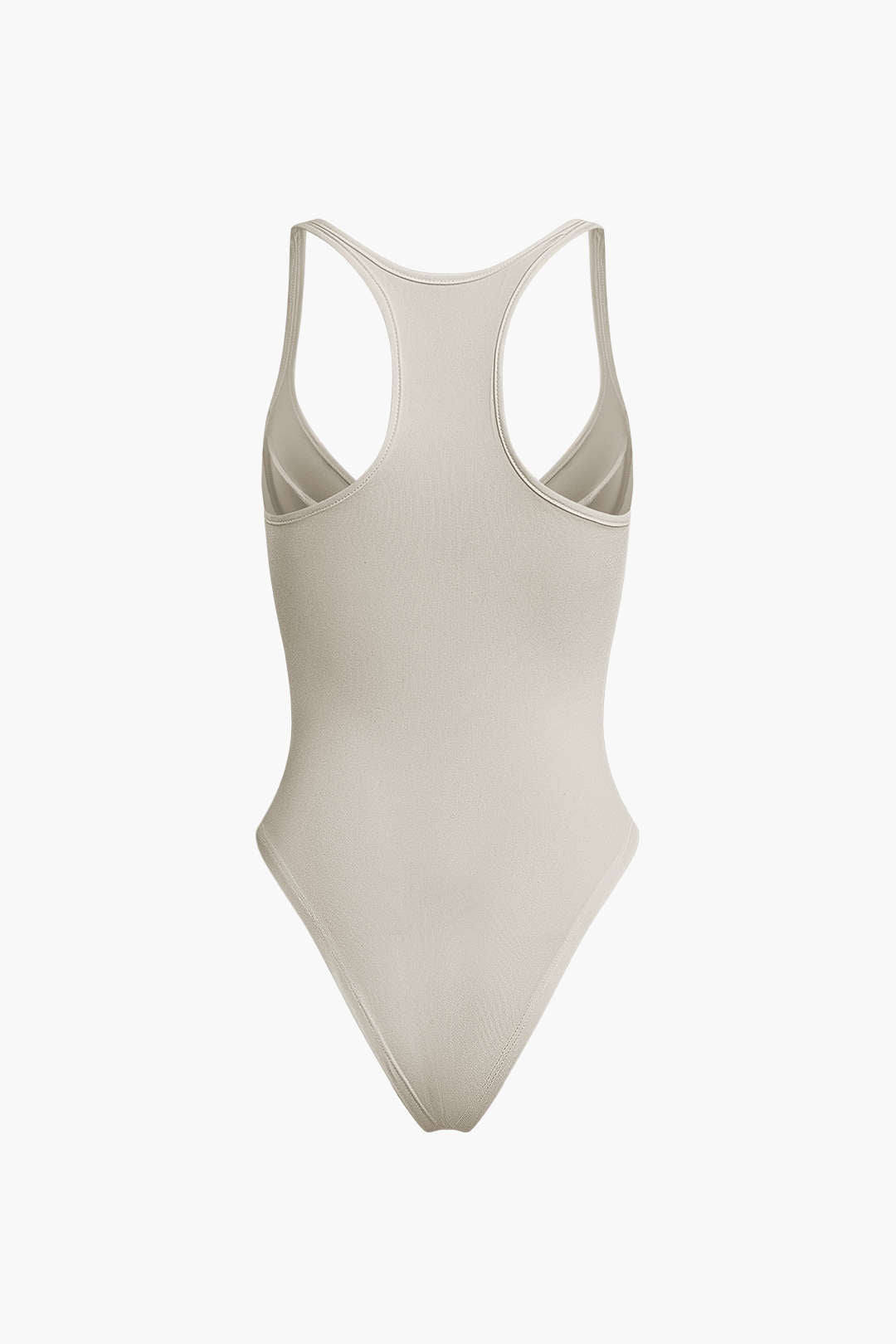 Basic Düz Derin V Yaka Bustier Bodysuit