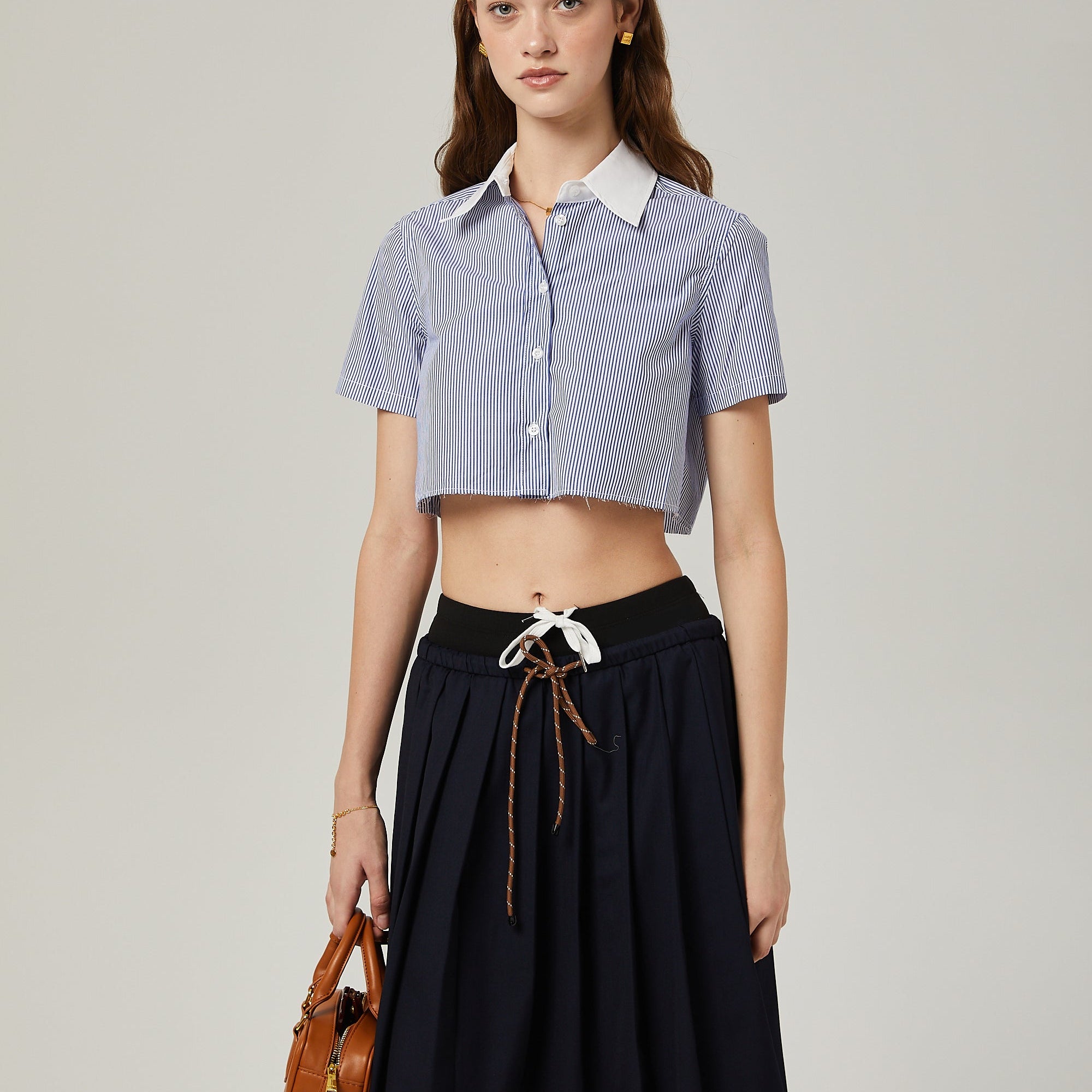 Madeleine A-Line Pilili Etek (Midi Boy)