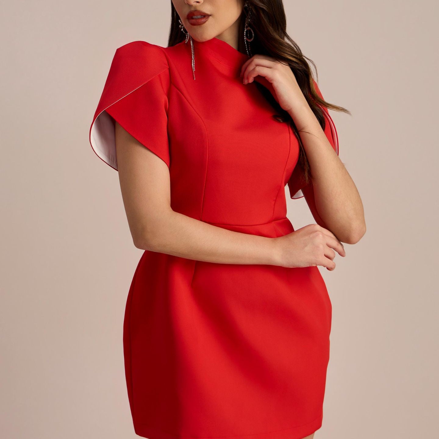 Olyssa Adela Fiyonk Mini Elbise