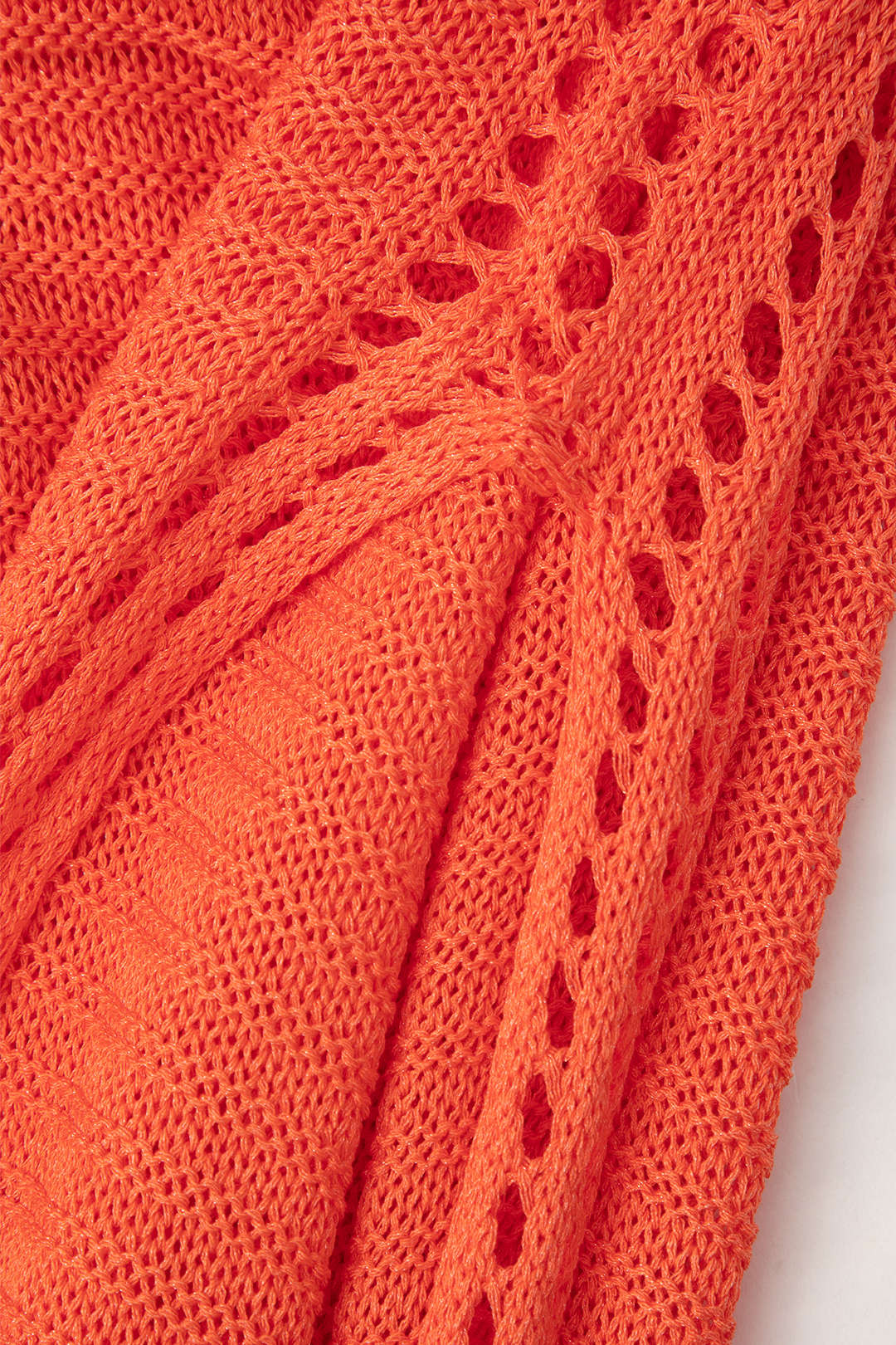 Kenar Kesimi Açık Örgü Sırt Dekolteli Halter Maxi Elbise