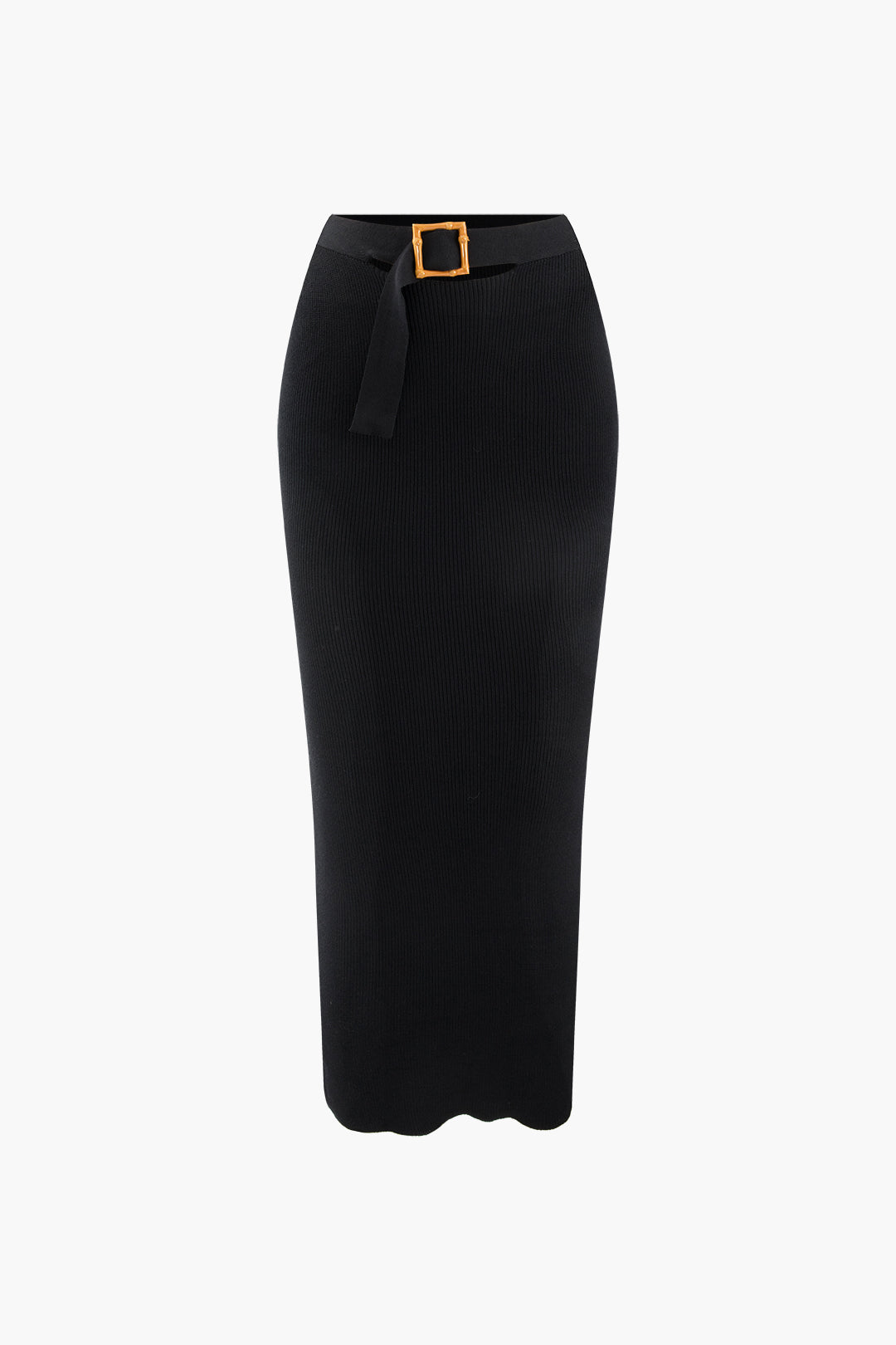 Olyssa Kısa Tank Top Ve Tokalı Midi Etek Seti