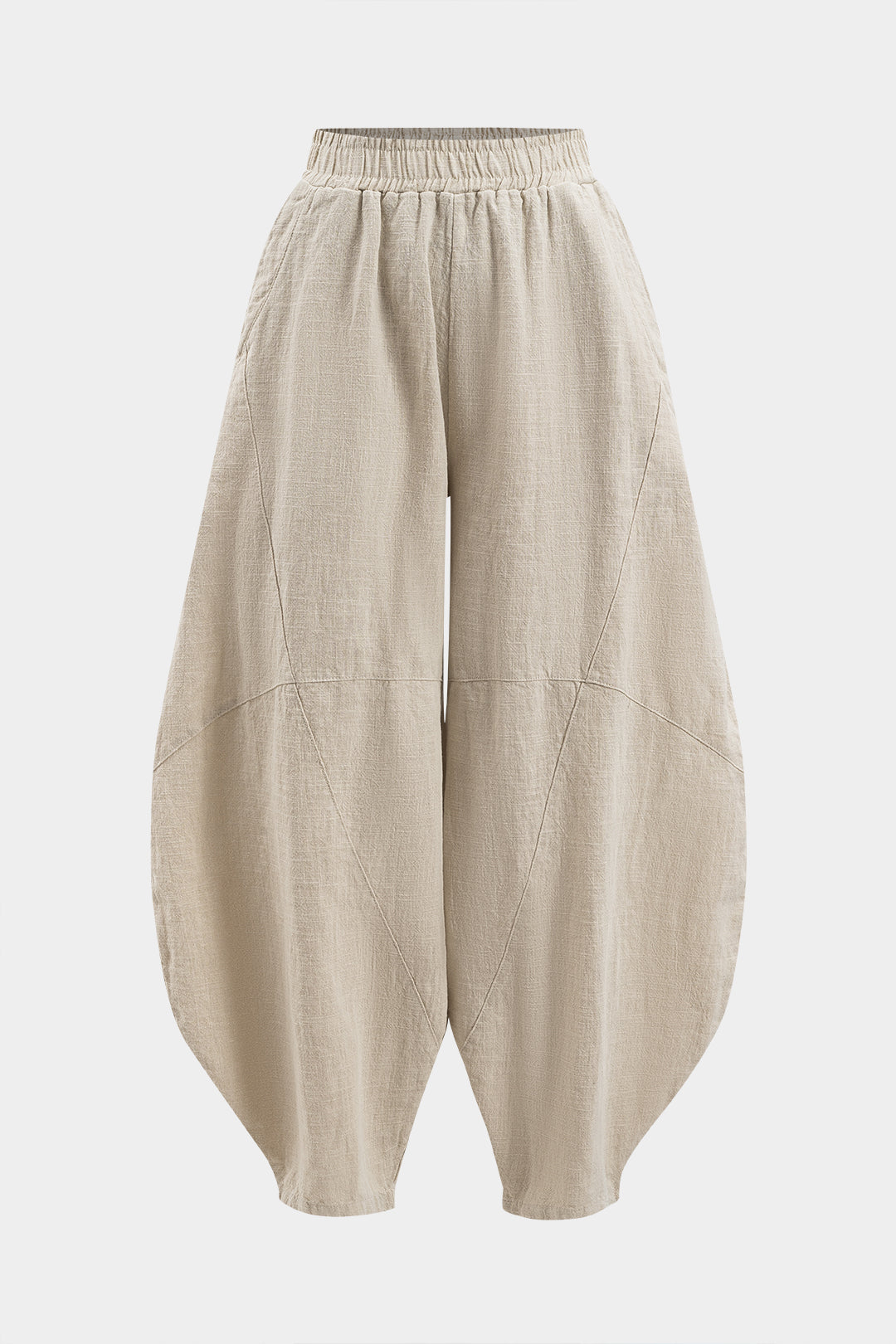 Fırfırlı Cepli Geniş Paça Varil Pantolonlar