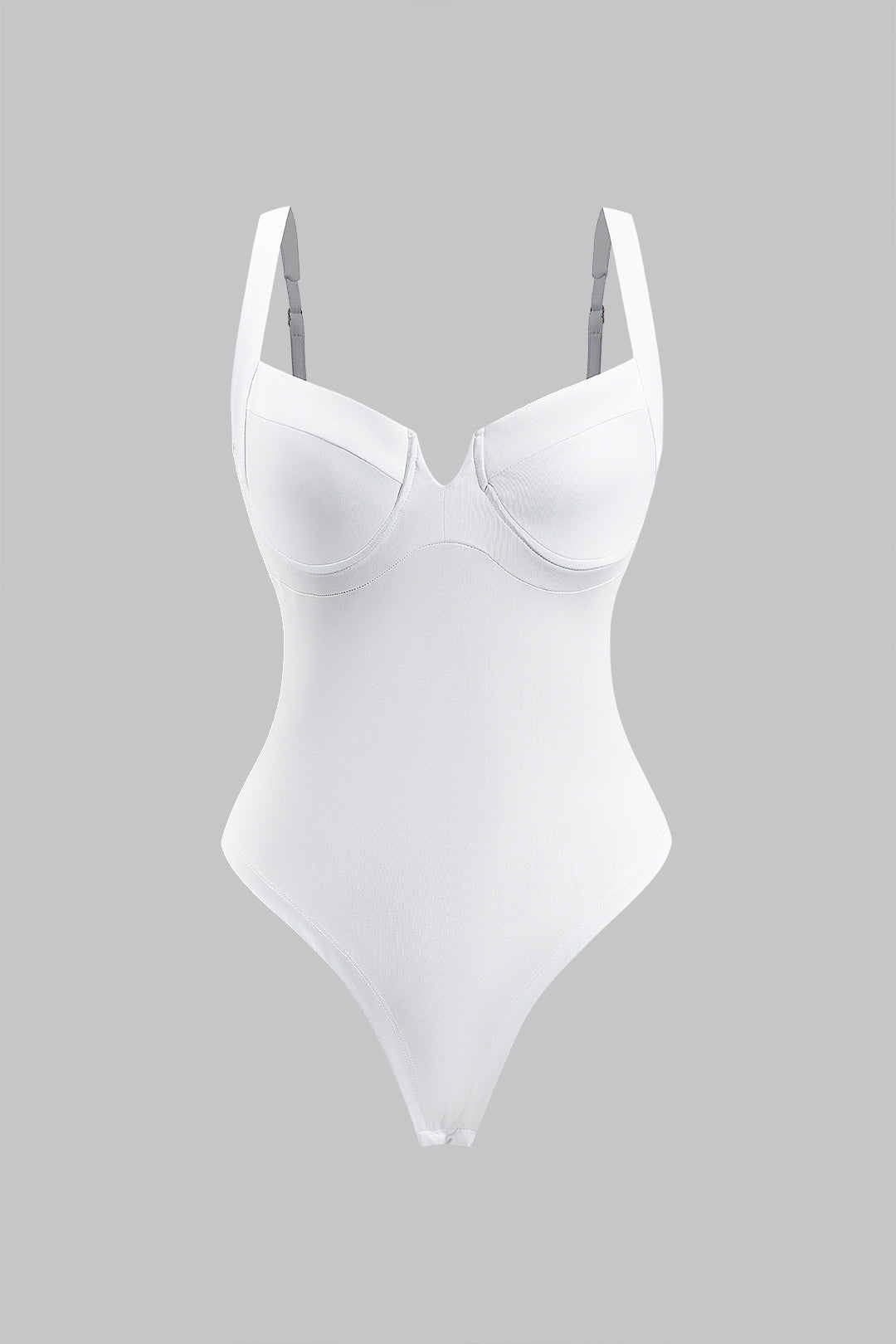 Düz Bustier Kolsuz Bodysuit