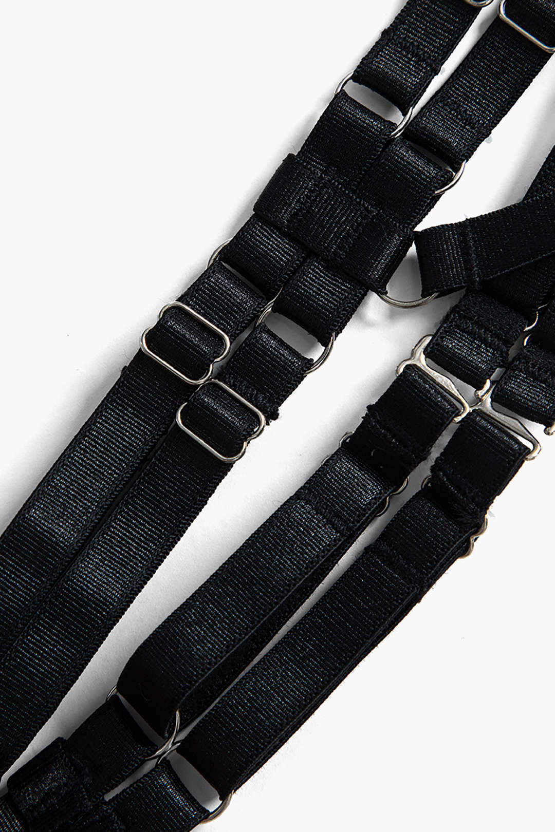 Leopar Desenli Sırt Dekolteli Kuşaklı İç Giyim Garter Seti