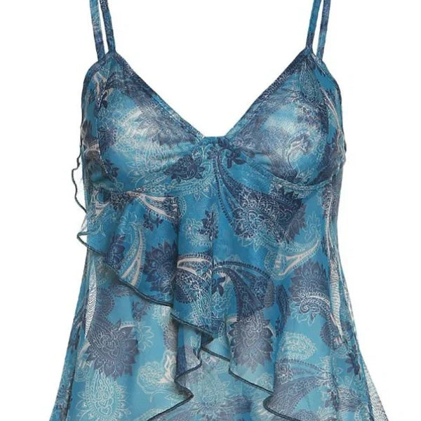 Ivy Yarı Transparan Top