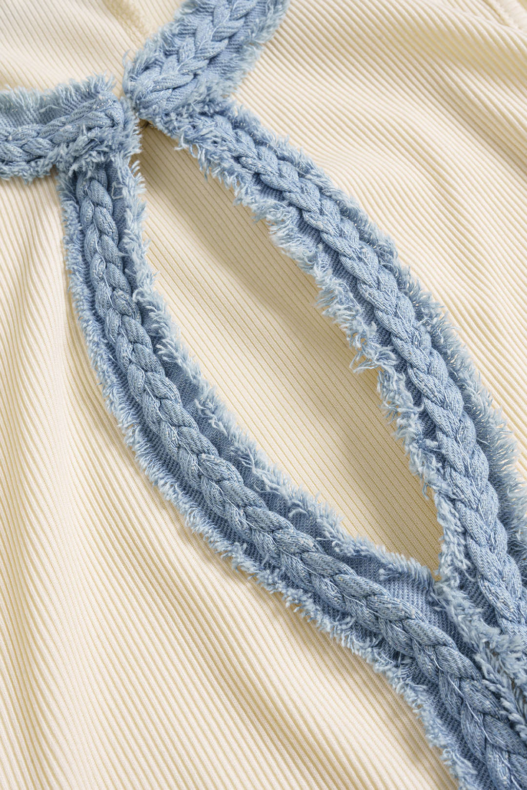 Kontrast Patiş Yamalı Kolsuz Maxi Elbise