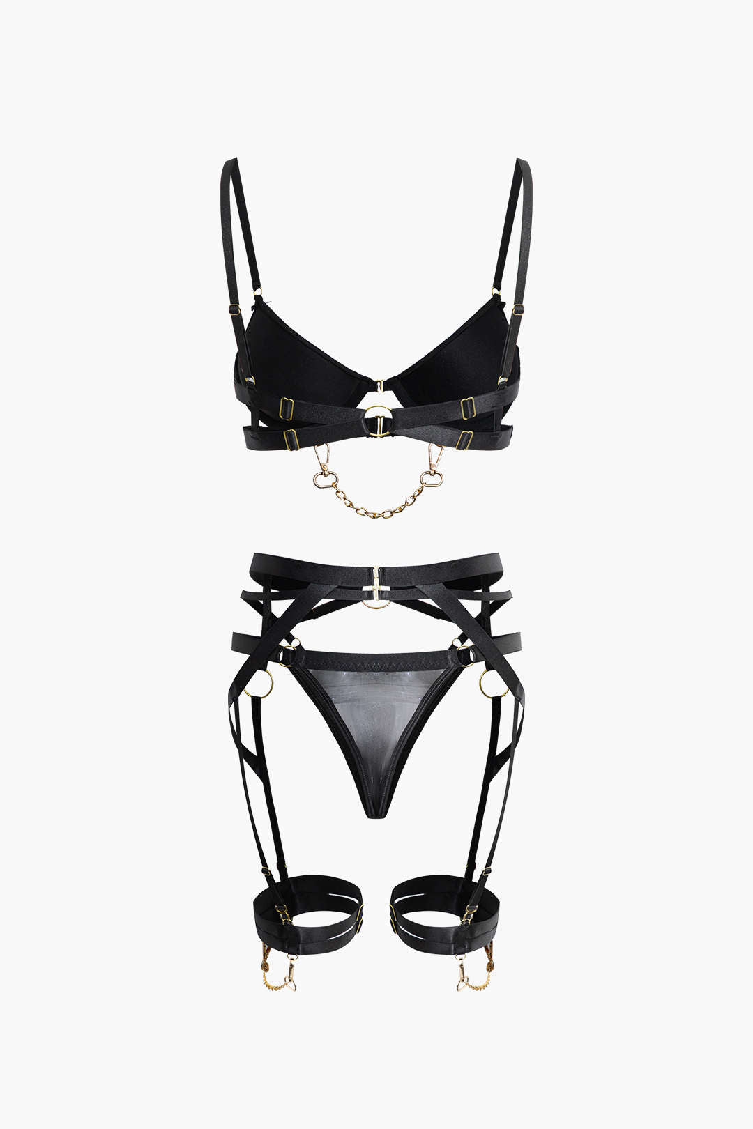 Metal Zincir Jartiyer Takımı