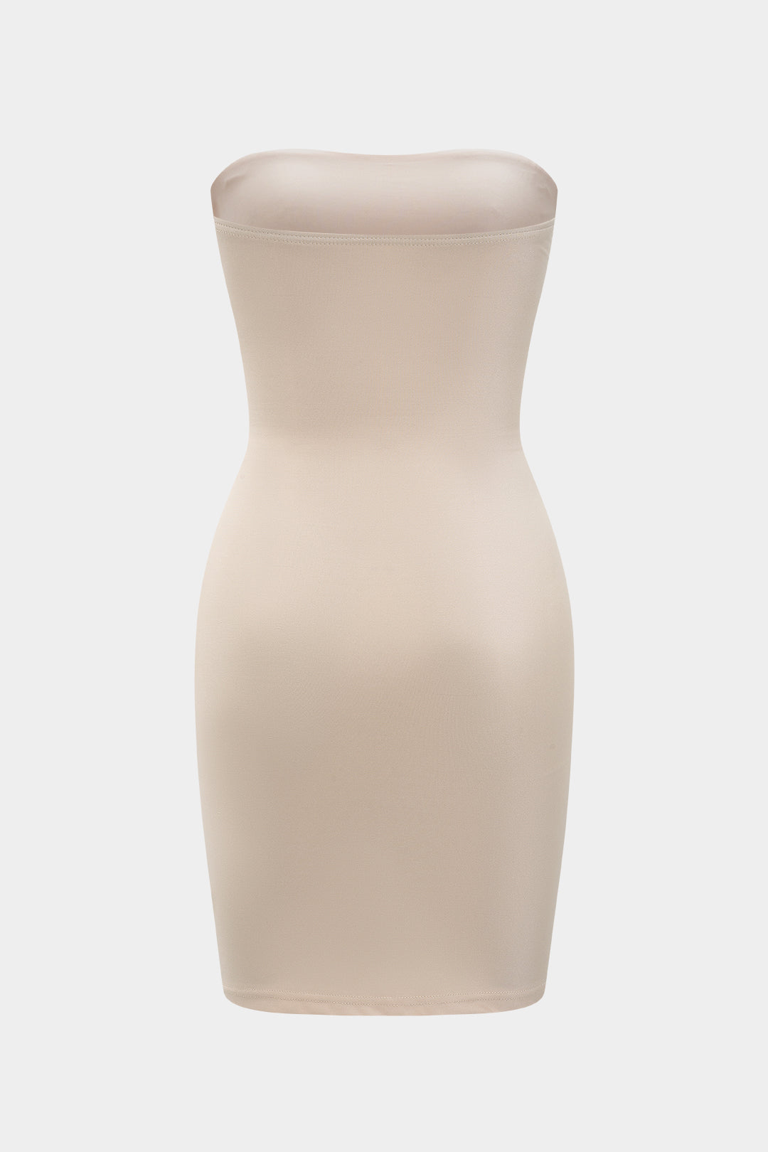 Çiçek Desenli Askısız Kolsuz Mini Elbise