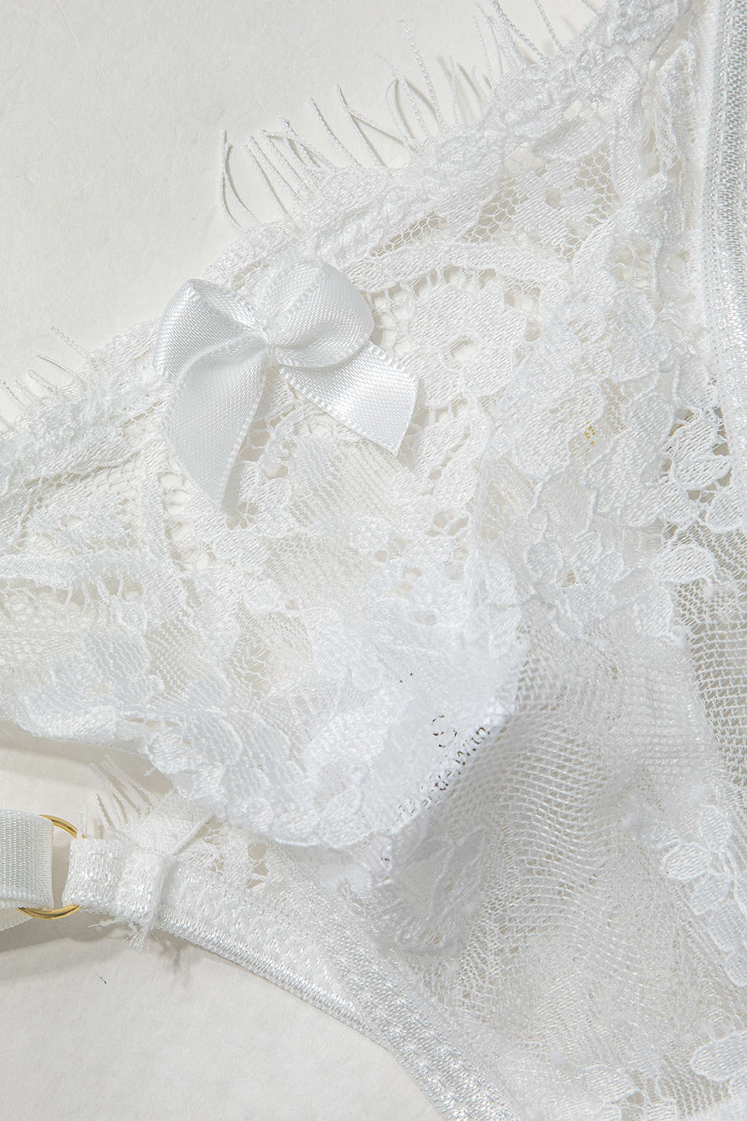 Dantel Şeffaf Jartiyer Takımı