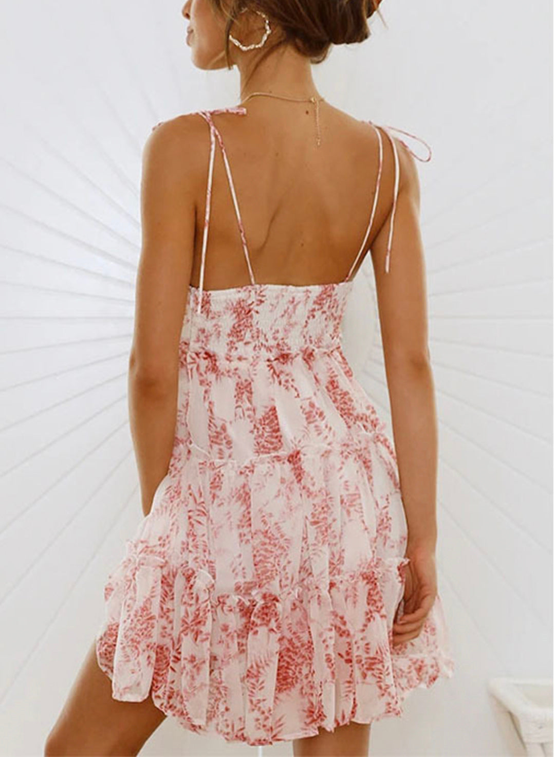 Olyssa Yazlık Mini Elbise
