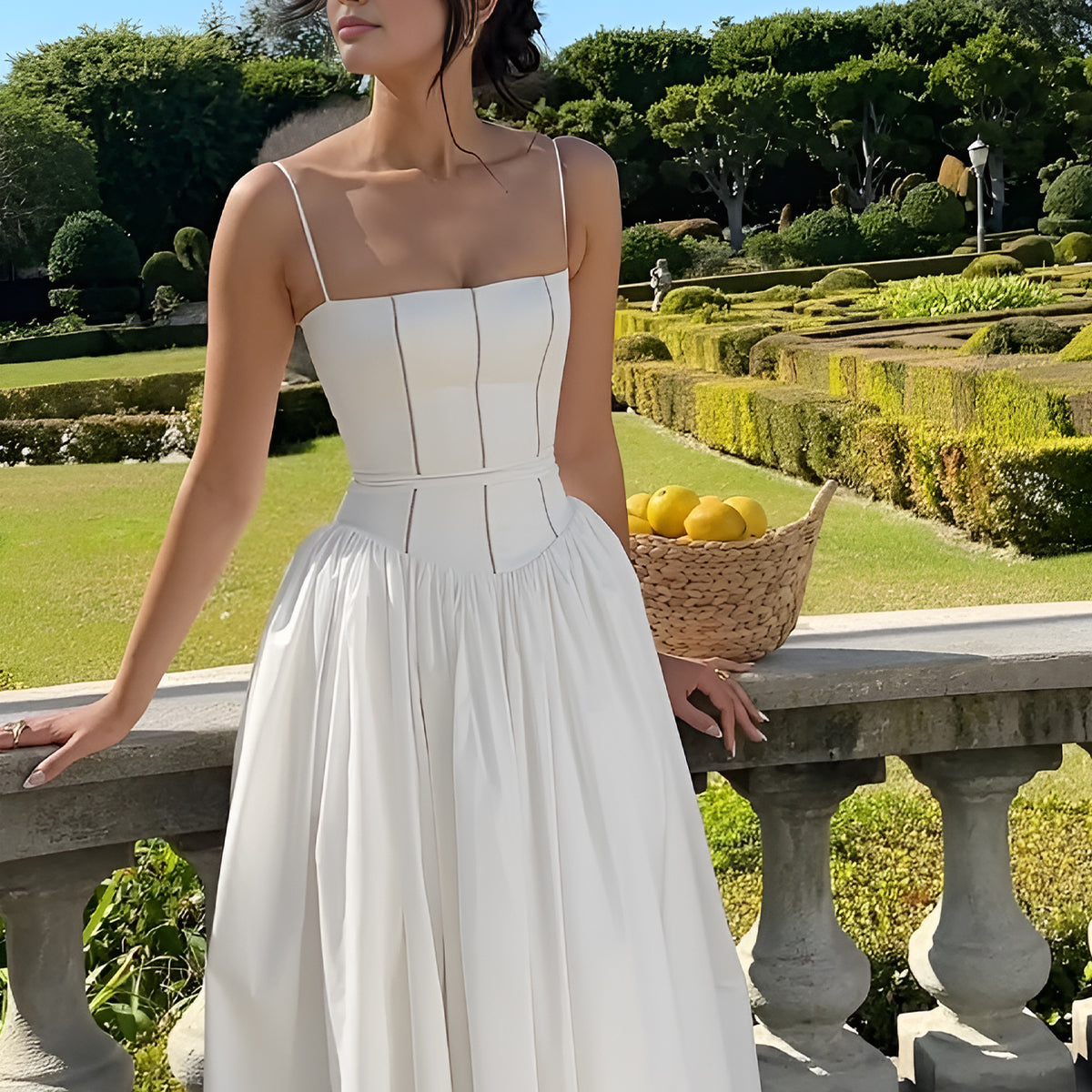 Serendipity Frenchy Dökümlü Uzun Elbise