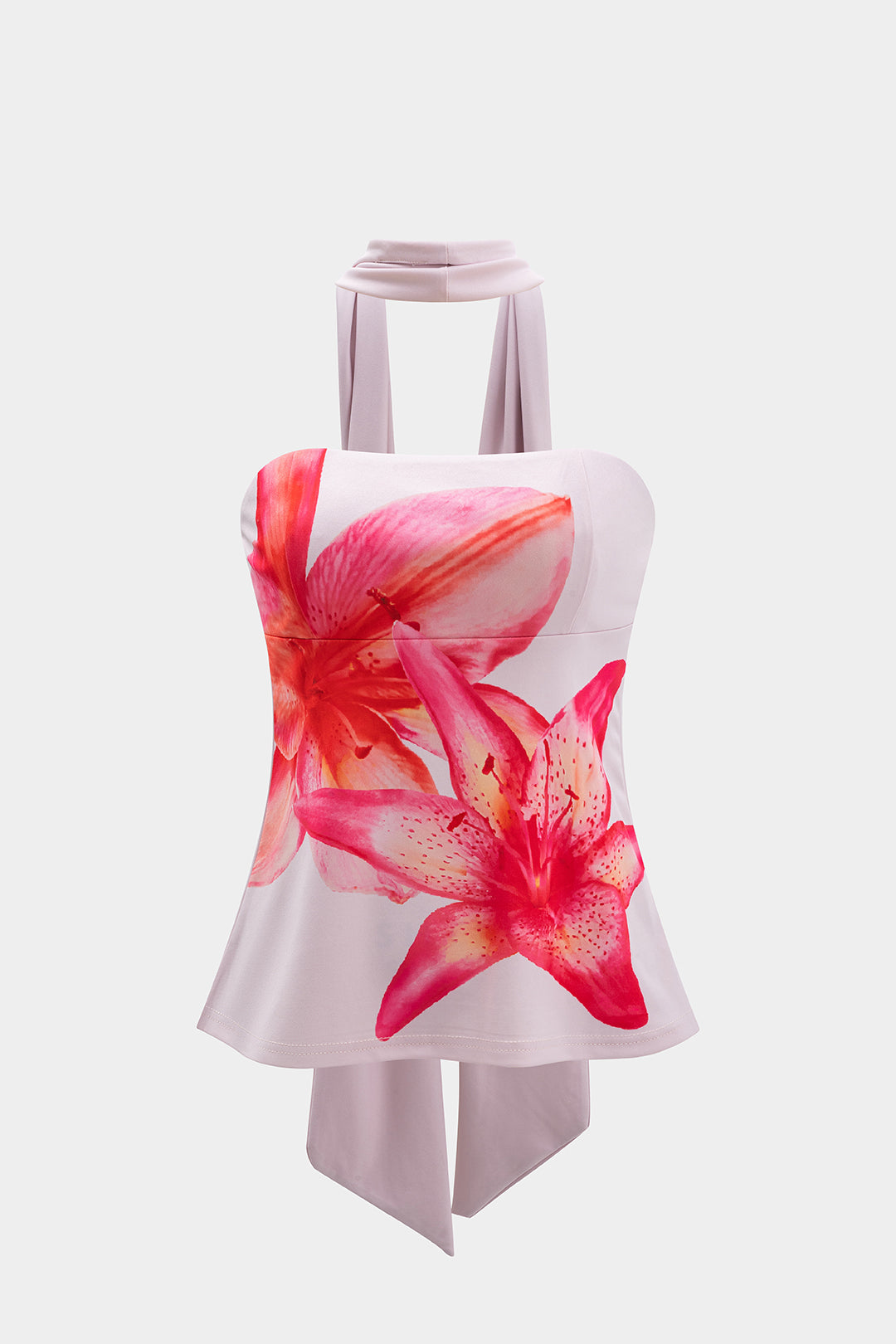 Olyssa Çiçek Desenli Boru Üst Ve Fular