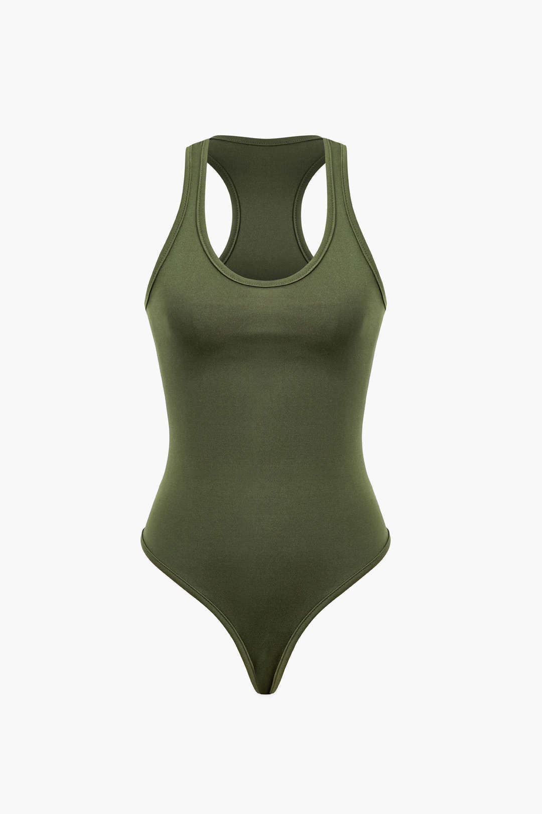 Basic Yuvarlak Yaka Kolsuz Bodysuit Ve Yırtık Bağcıklı Düz Paça Pantolon Seti