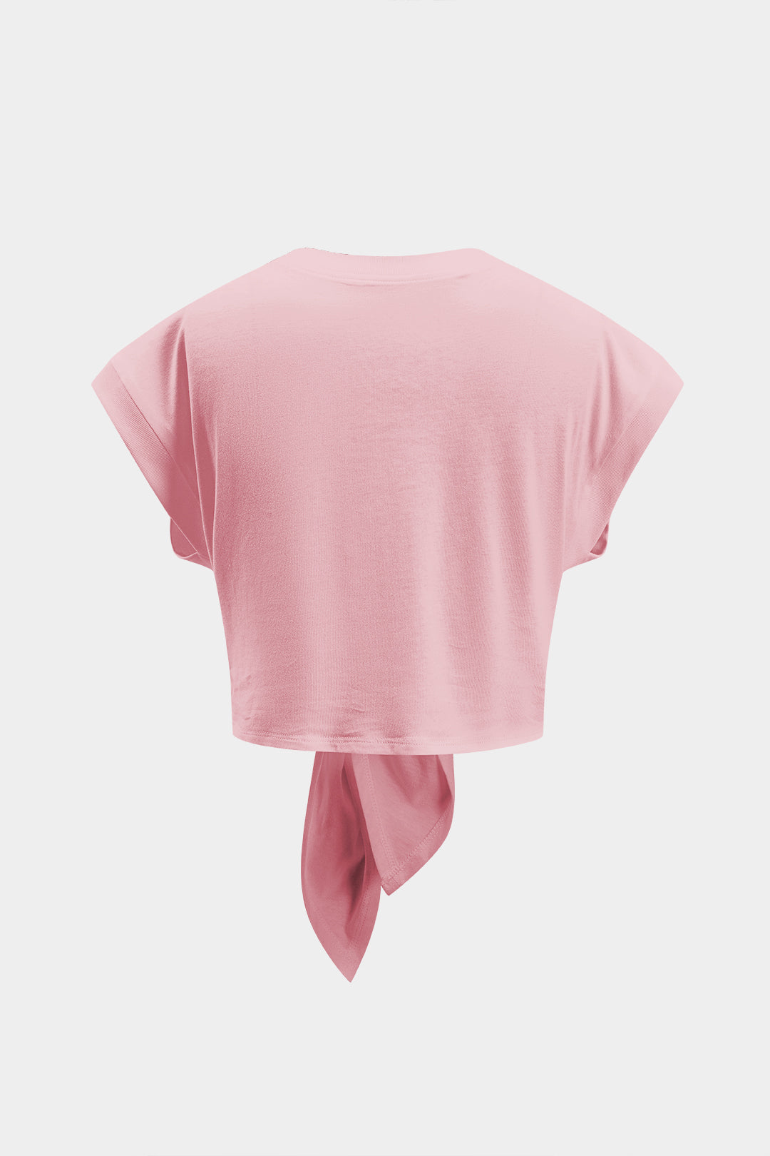 Kabarık Bağlama Detaylı T-Shirt