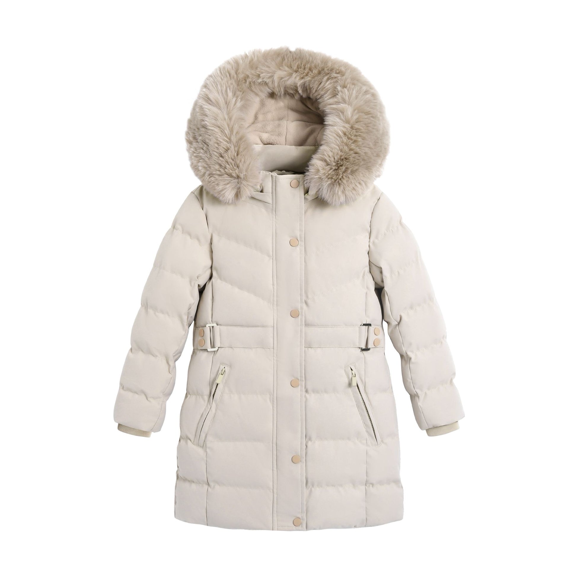 Aaliyah Fur Lined Coat