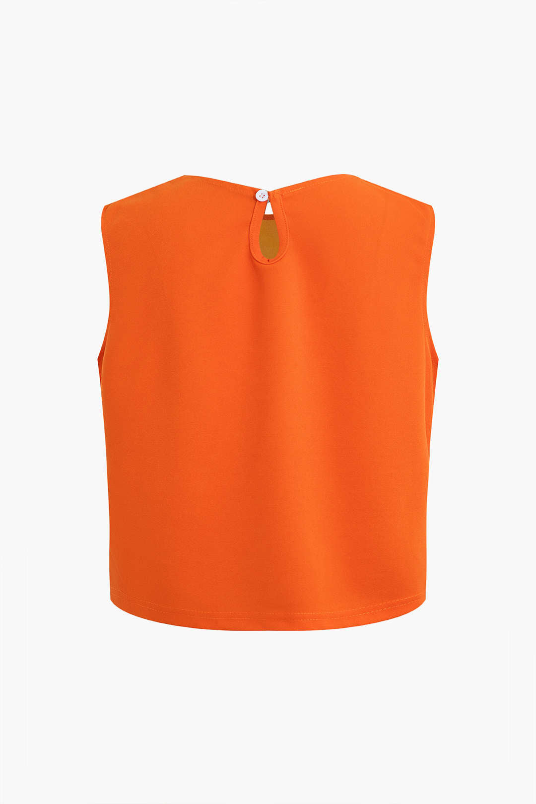 Basic Düz Kolsuz Bluz ve Düz Paça Pantolon Takımı