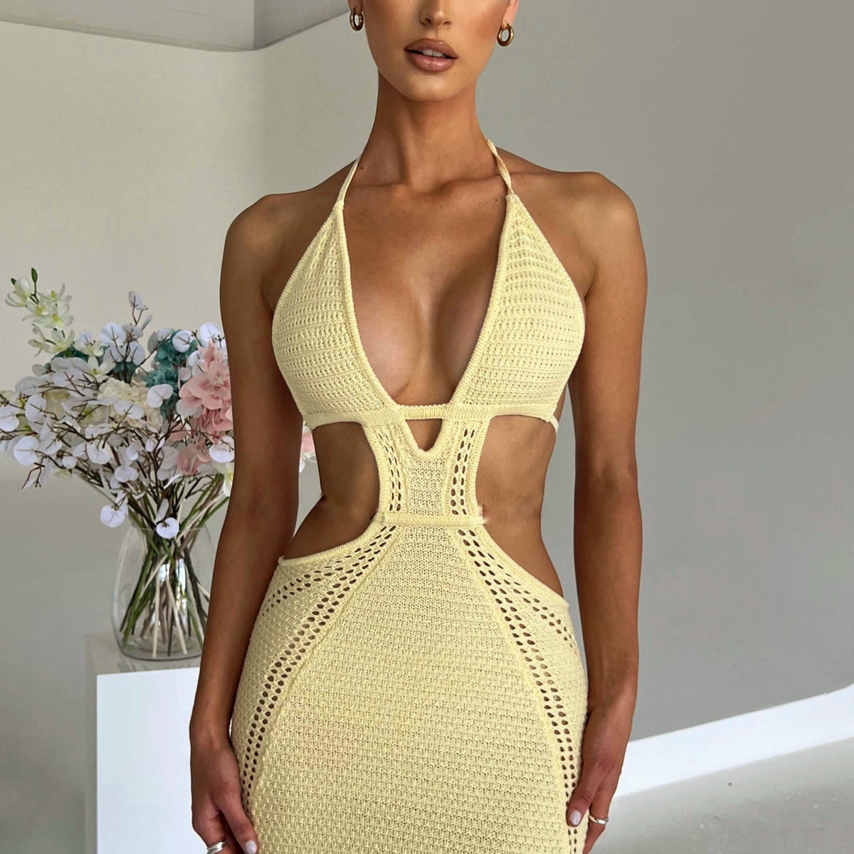 Olyssa Lemontini Elbise