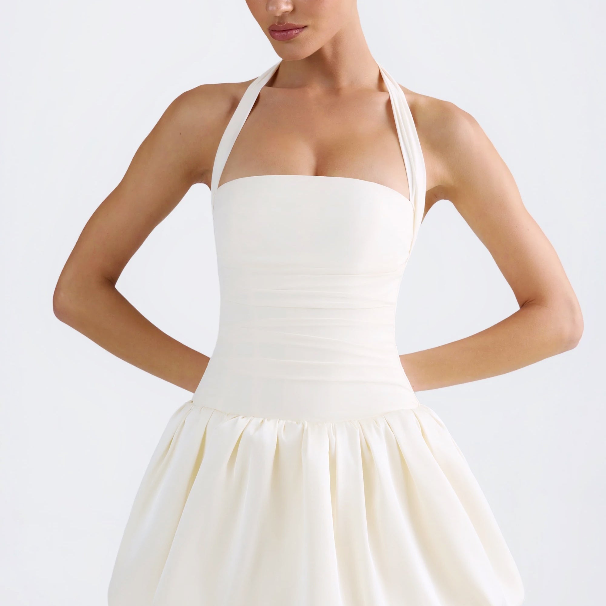 Olyssa Elegant Elbise •beyaz