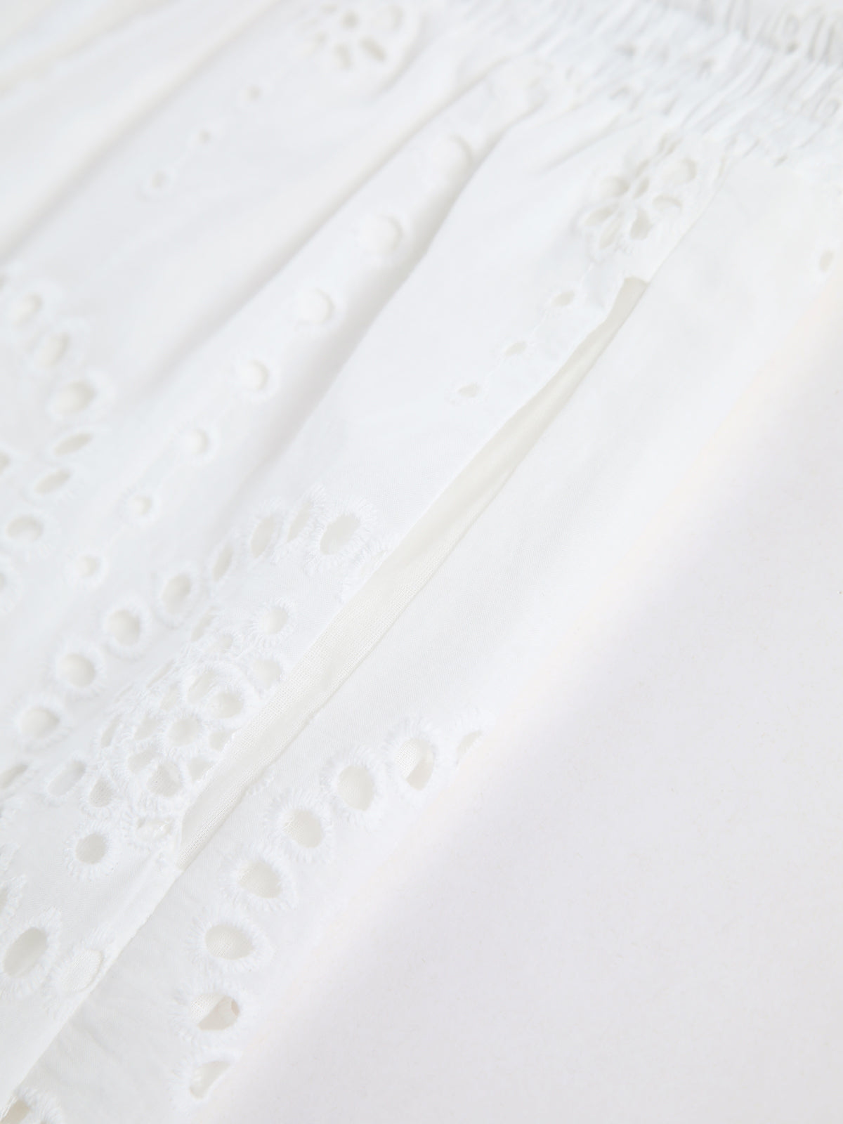 Yüksek Belli Kısa Pamuklu Şort