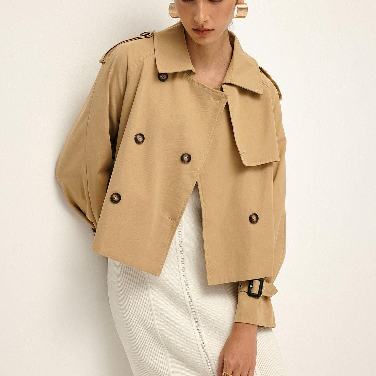 Urban Flair Kısa Trençkot