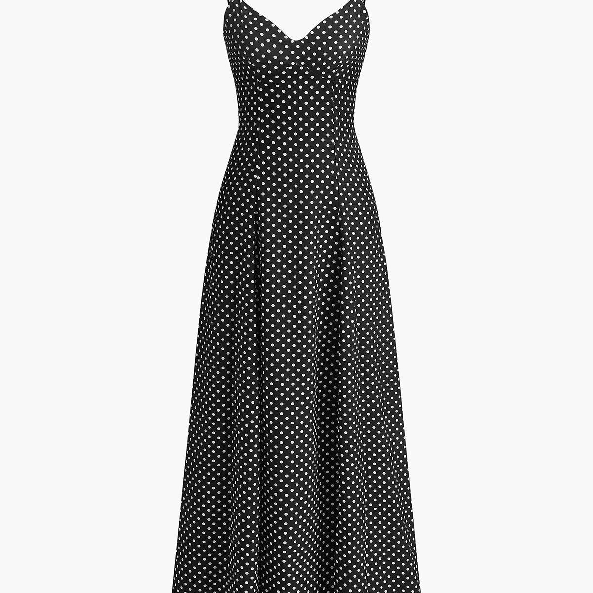 Desenli Kolsuz Maxi Elbise