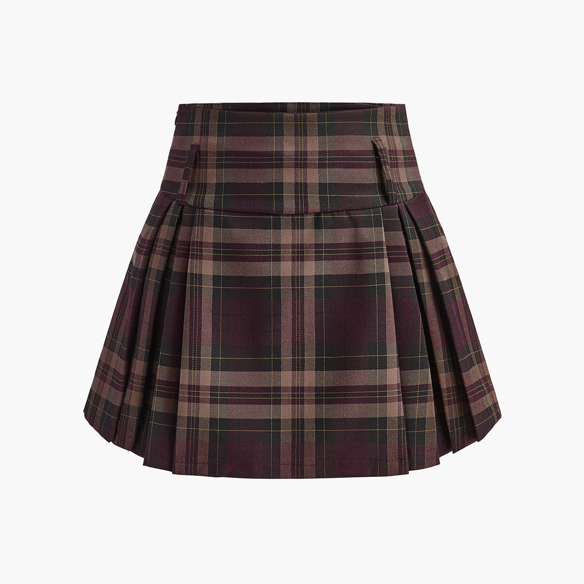 Kontrollü Fermuarlı Mini Etek