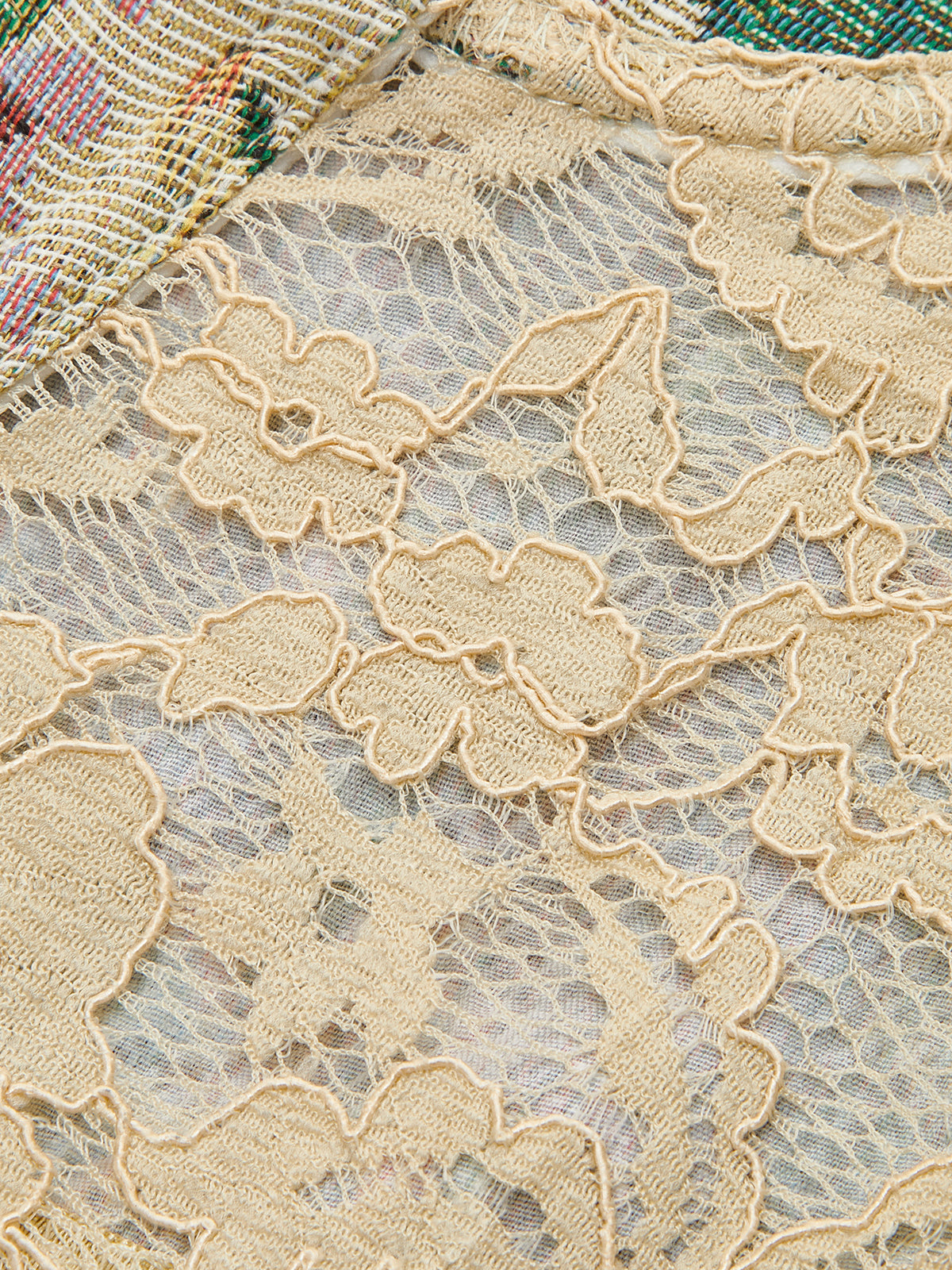 Çiçek Nakışlı Kordonlu Korsaj