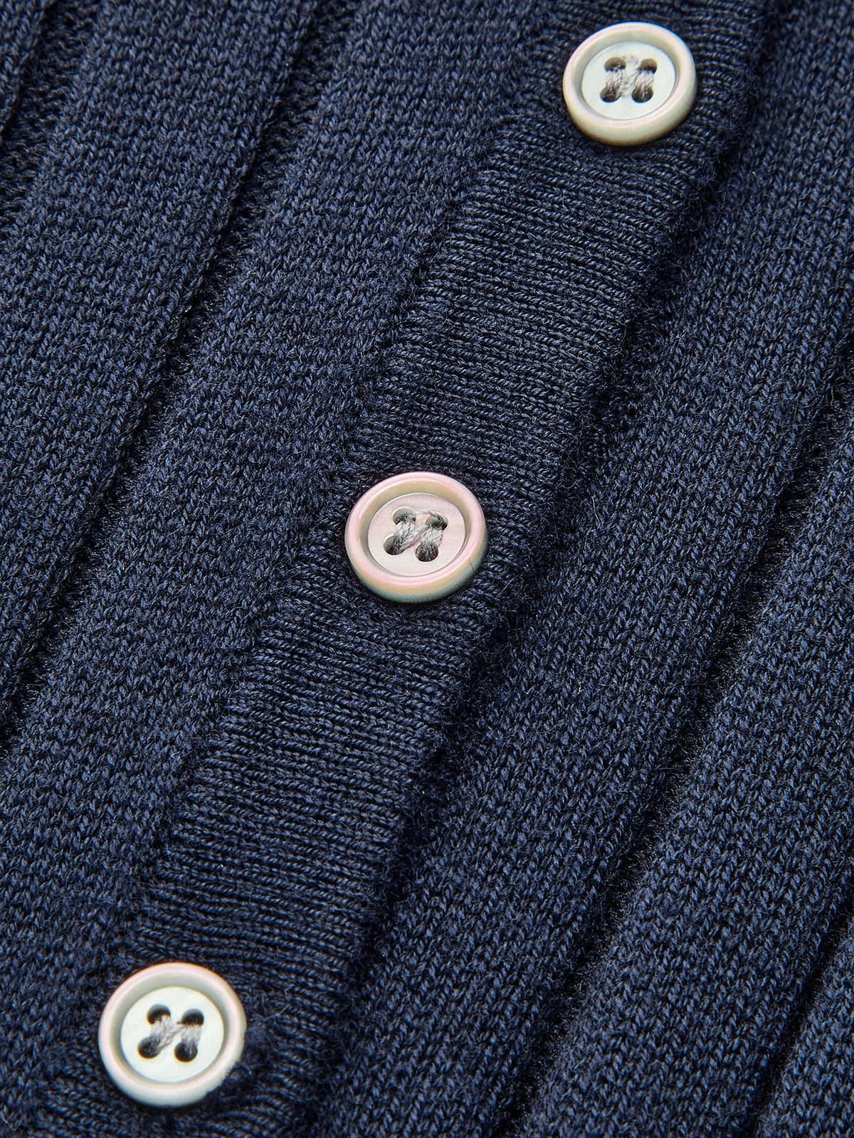 Yuvarlak Yaka Düğmeli Skinny Örgü Üst