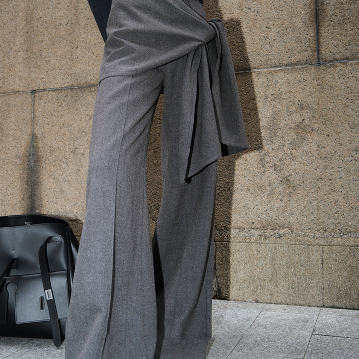 Utility Orta Bel Düğümlü Tasarım Pantolon