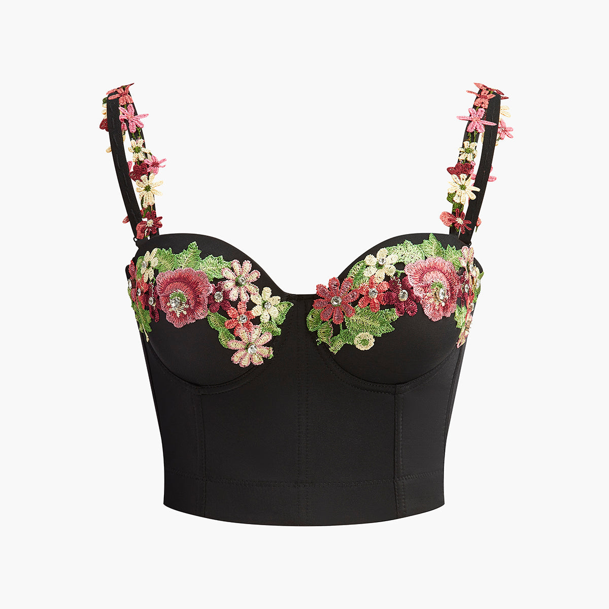 Şık Çiçek Nakışlı Korse