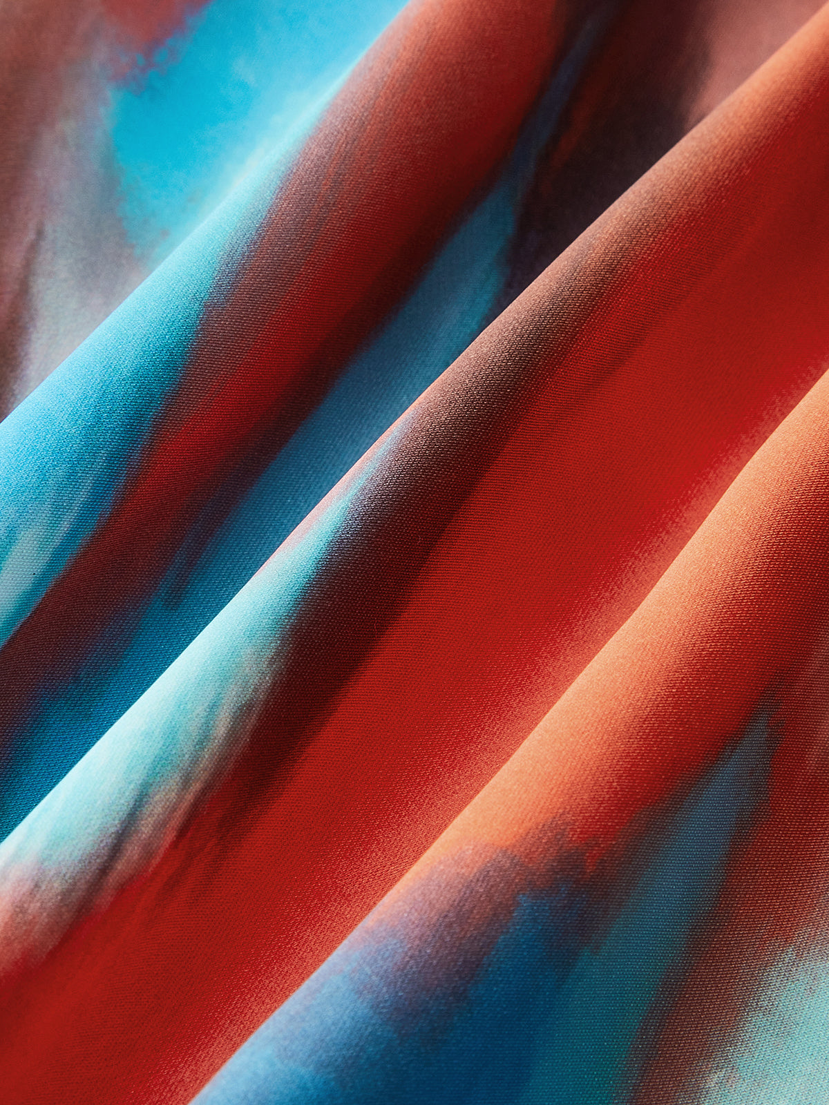 Canlı Çok Renkli Asimetrik Sırt Dekolteli Abiye Uzun Elbise