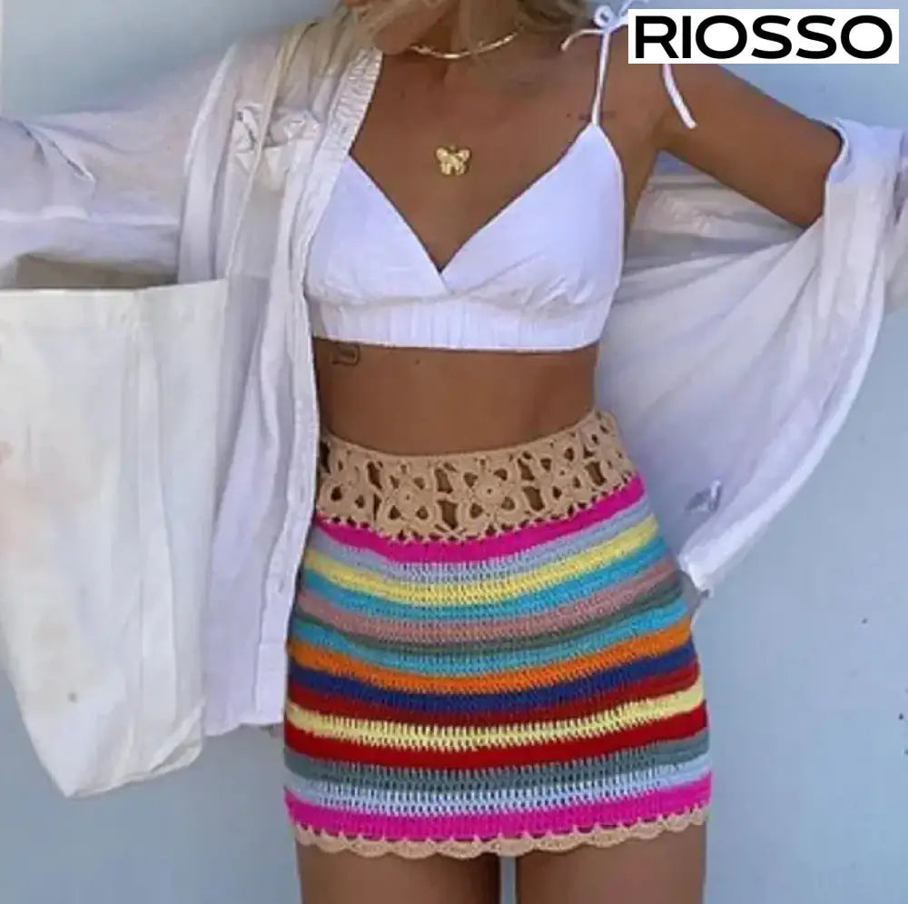 Jessia Kroşe Mini Etek