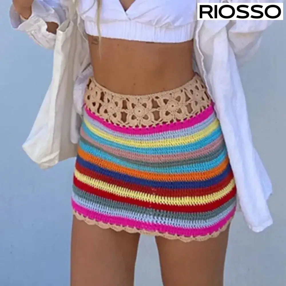 Jessia Kroşe Mini Etek