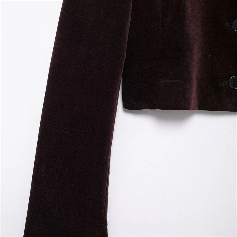 Krokodil  Kadife Üst Ceket