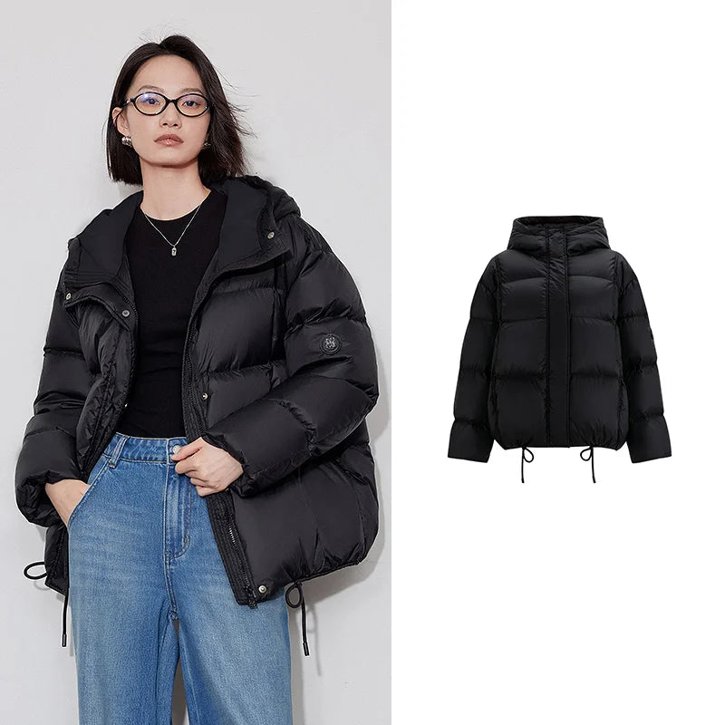 Oversize Dolgulu Şişme Mont