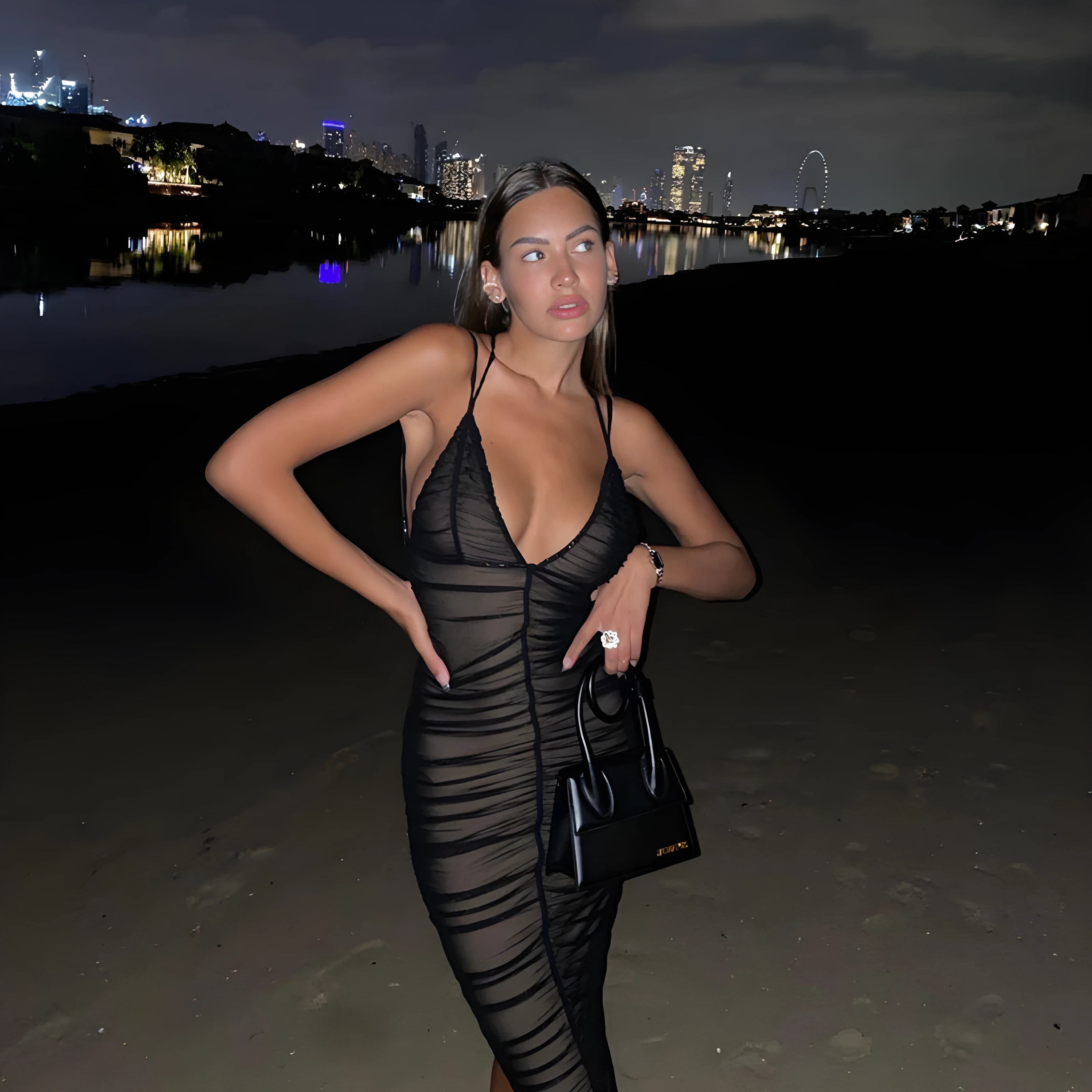 Olyssa Eclipse Glow Elbise