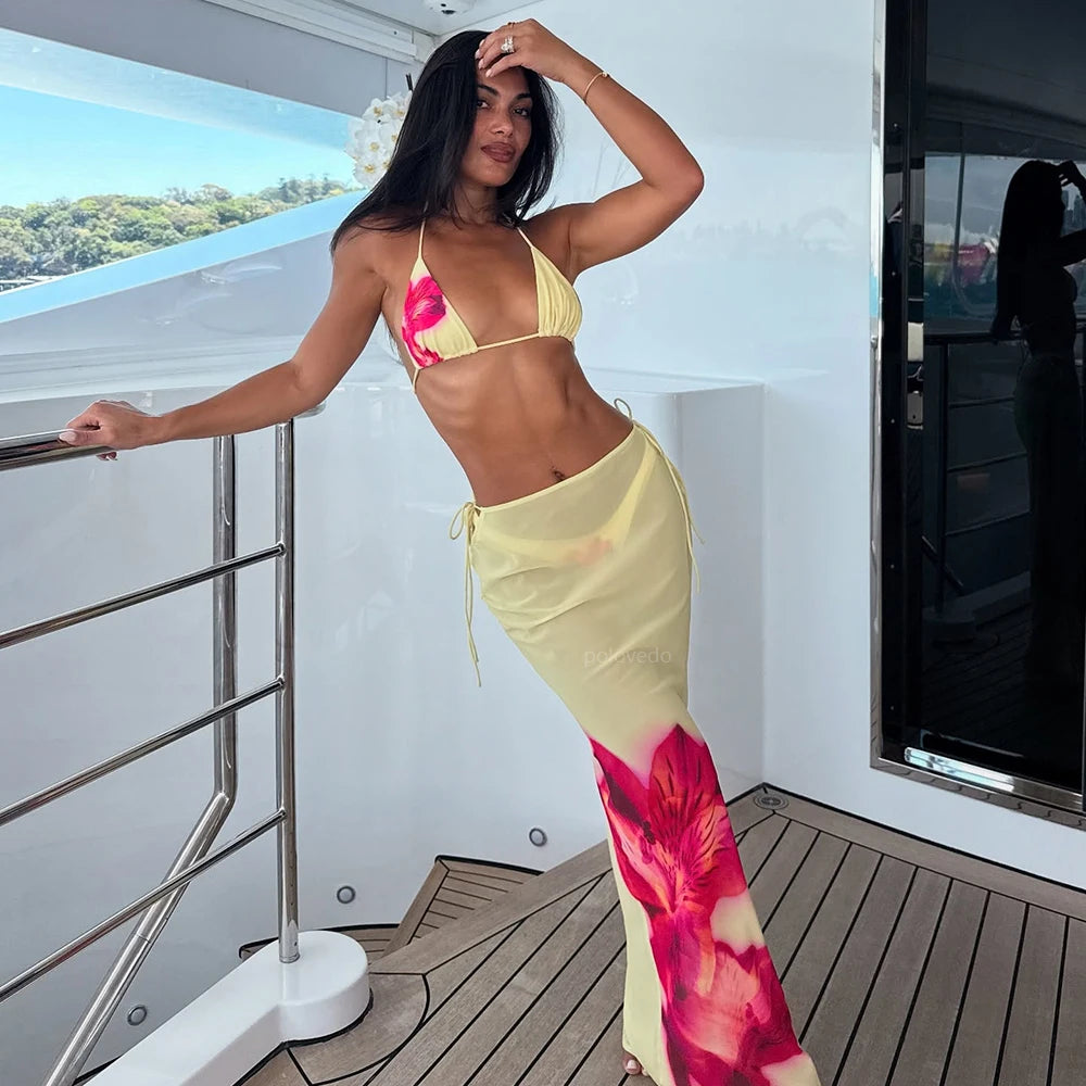 Tropic Bloom Bikini Takımı
