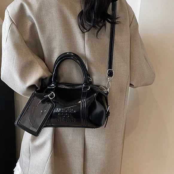 Retro Tarz Çapraz Askılı Bucket ve Tote Model Çanta