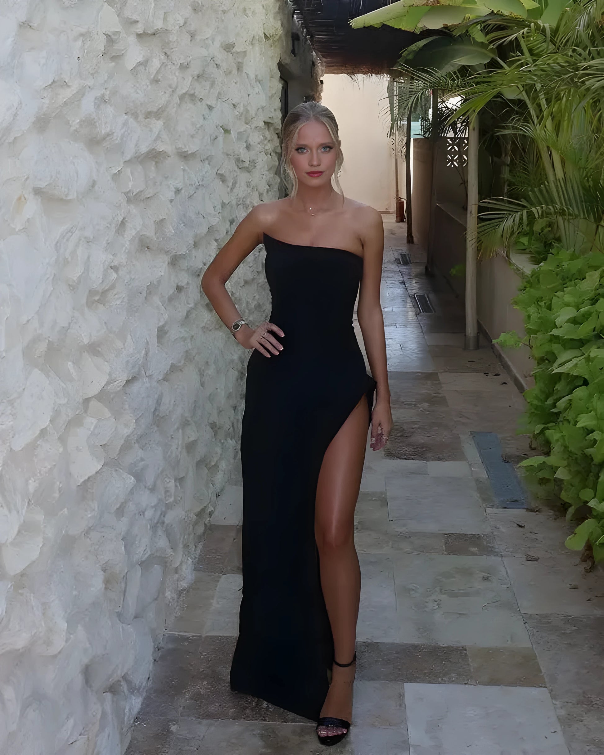 Olyssa Virellé Elbise