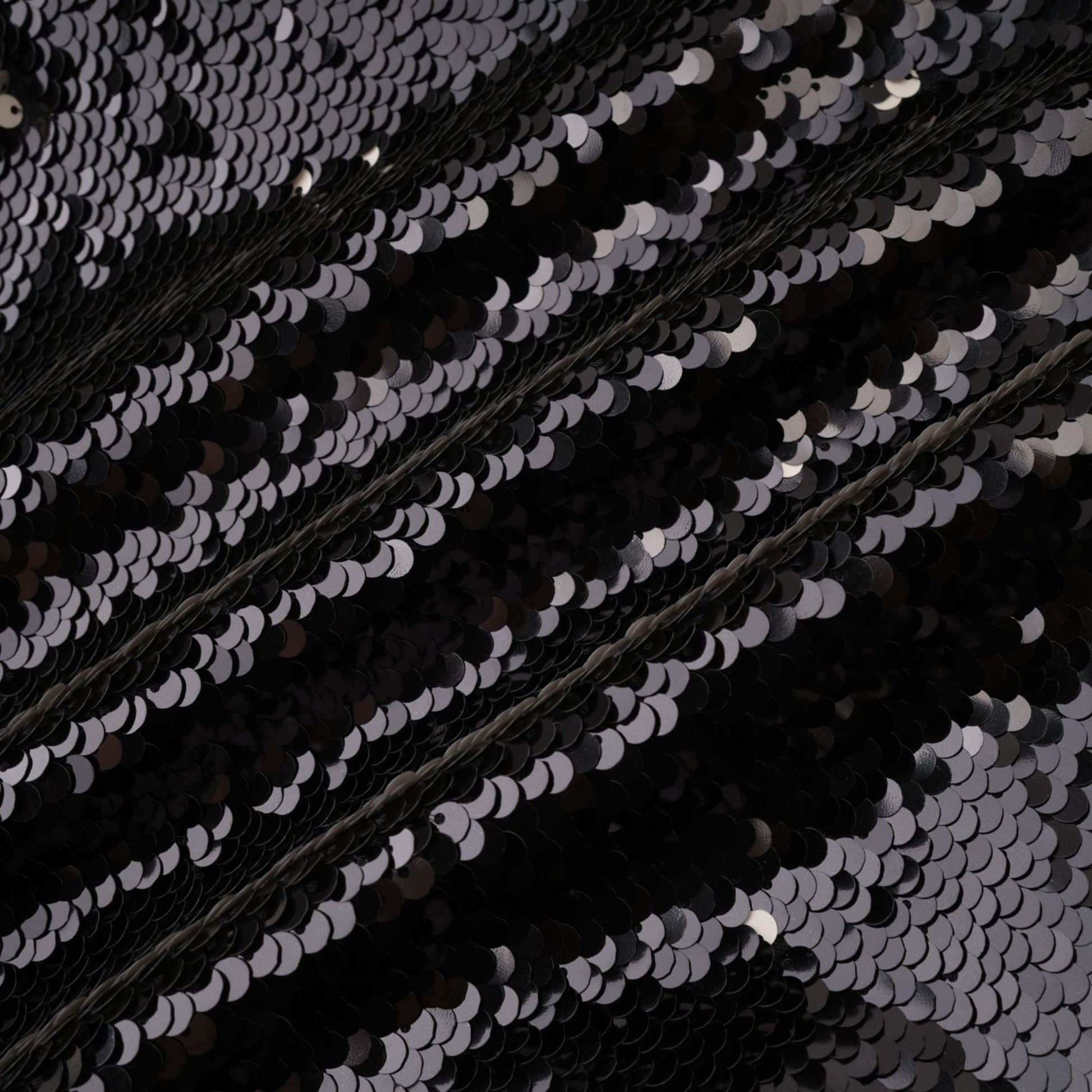 Magali Siyah Pullu Mini Etek