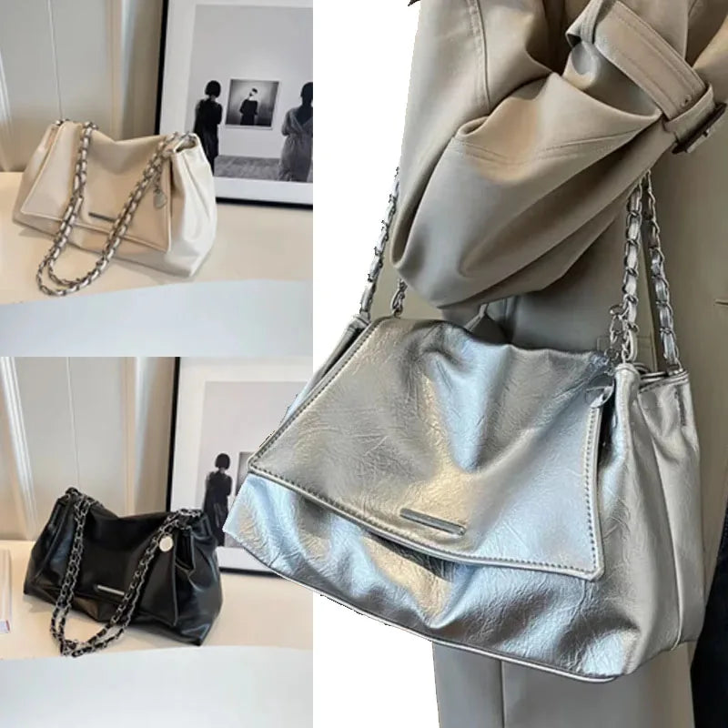 Luna Chain Tote Çanta