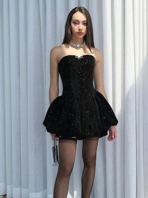 Olyssa Marguerite Mini Elbise