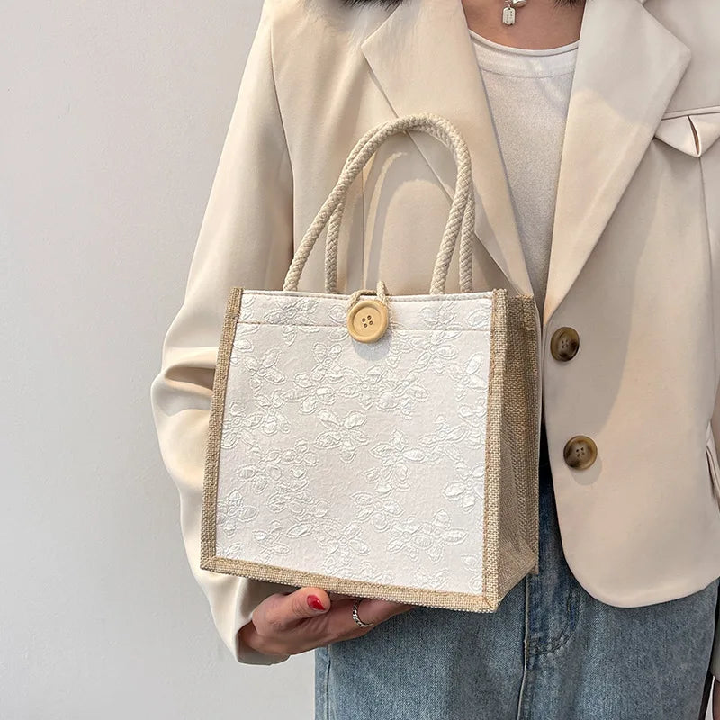 Daisy Charm Tote Çanta