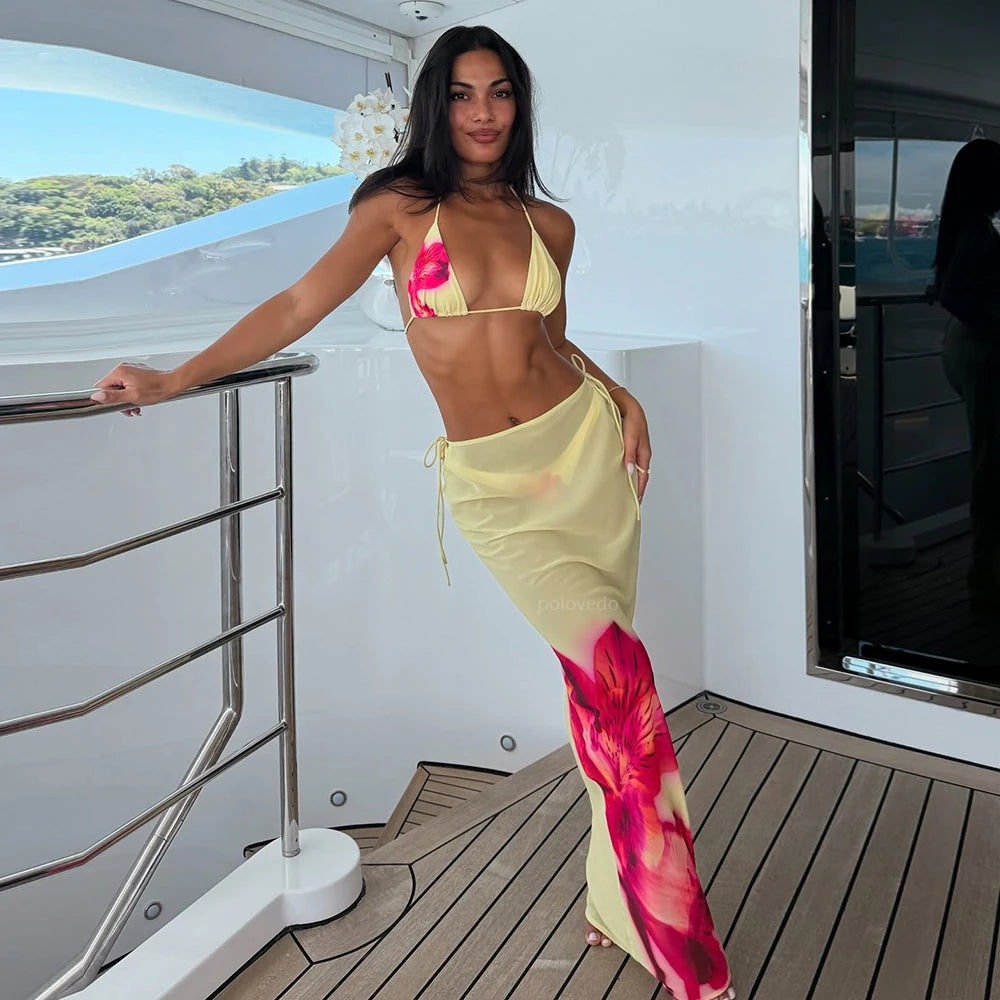 Tropic Bloom Bikini Takımı