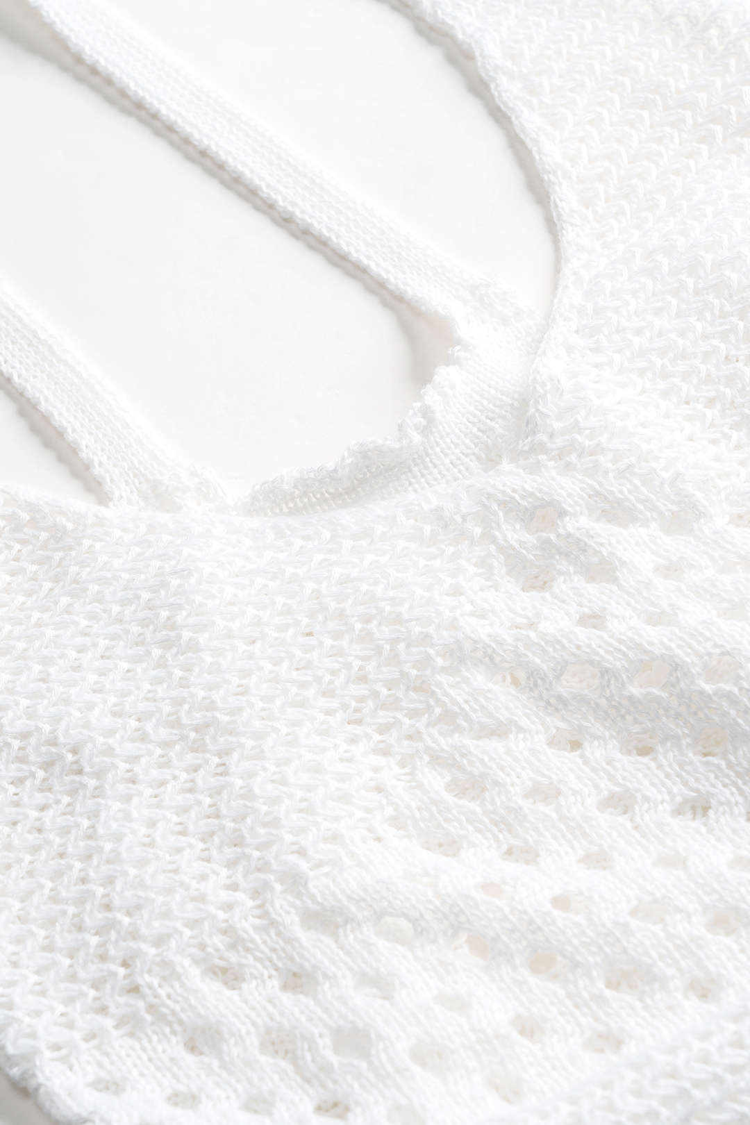 Örgü Boşluklu Kayma Yırtmaçlı Elbise